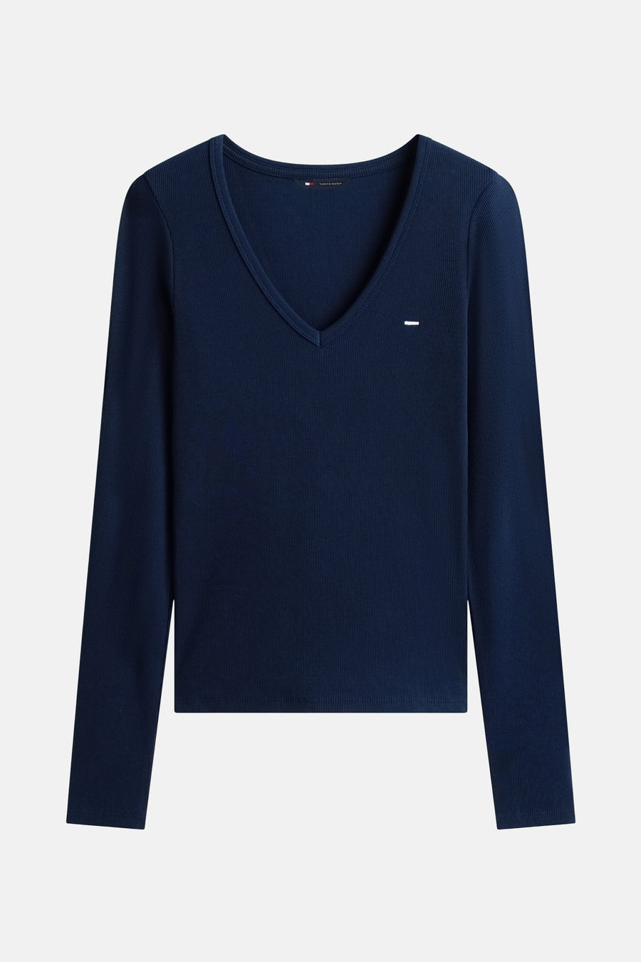 Top uni manche longue bleu - TOMMY JEANS - TOMMY JEANS