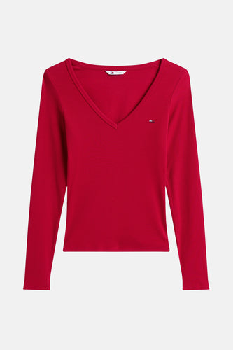 T-shirt à manches longues - rose - TOMMY JEANS