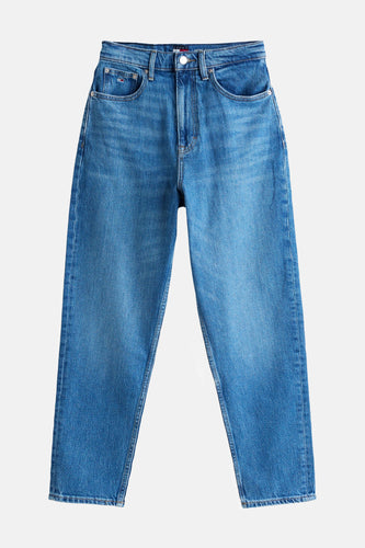 MOM JEAN - mid blue denim - TOMMY JEANS