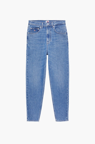MOM JEAN - mid blue denim - TOMMY JEANS