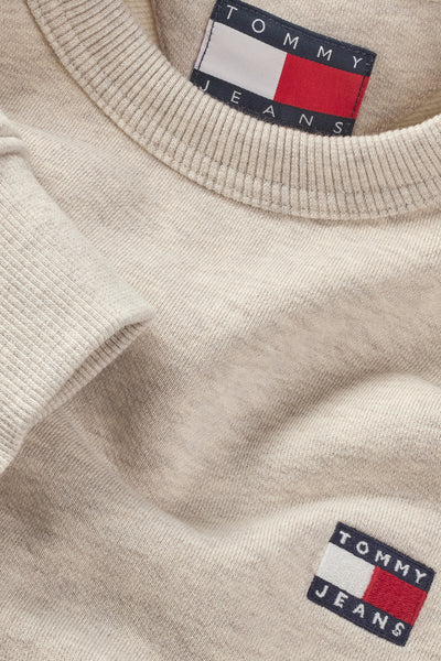 Sweat col O Beige - TOMMY JEANS