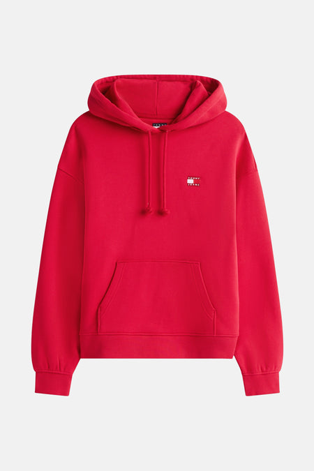 Sweat à capuche - rouge