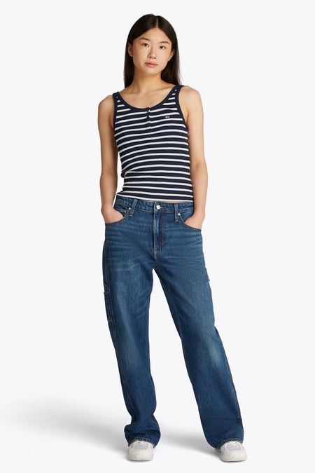 Débardeur Bleu - TOMMY JEANS