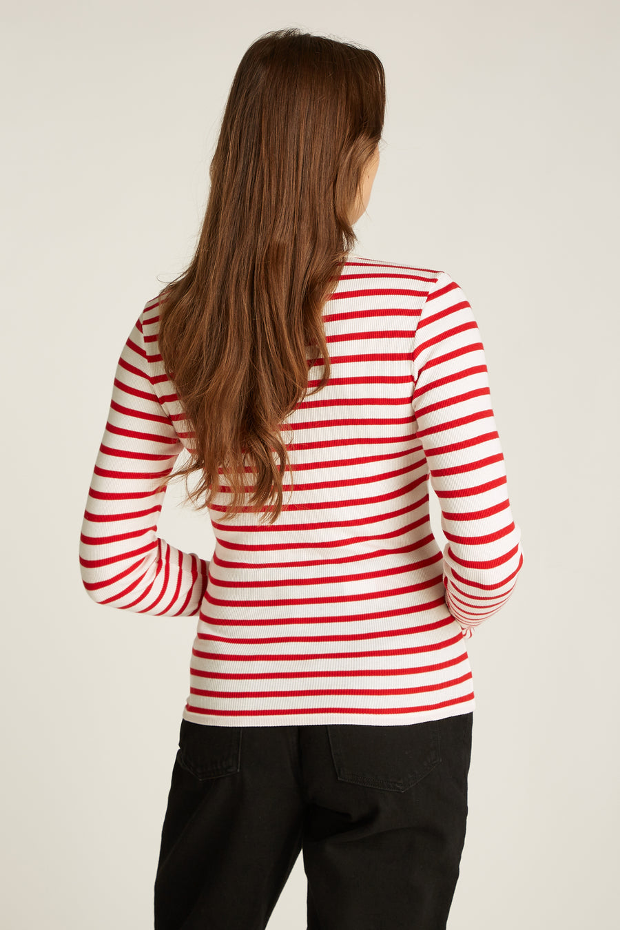 T-shirt à manches longues - rouge - TOMMY JEANS