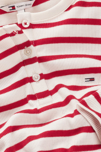 T-shirt à manches longues - rouge - TOMMY JEANS