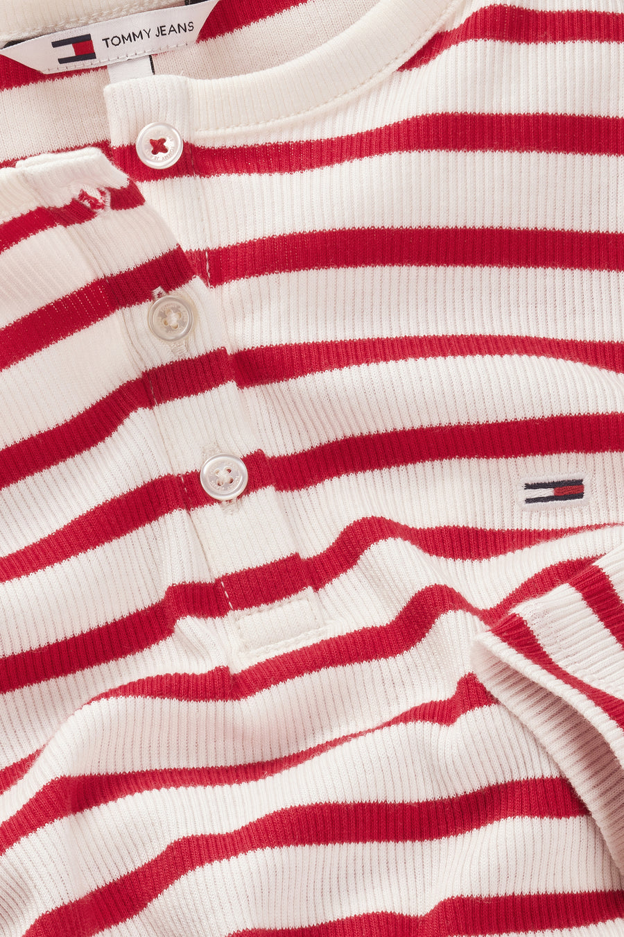 T-shirt à manches longues - rouge - TOMMY JEANS