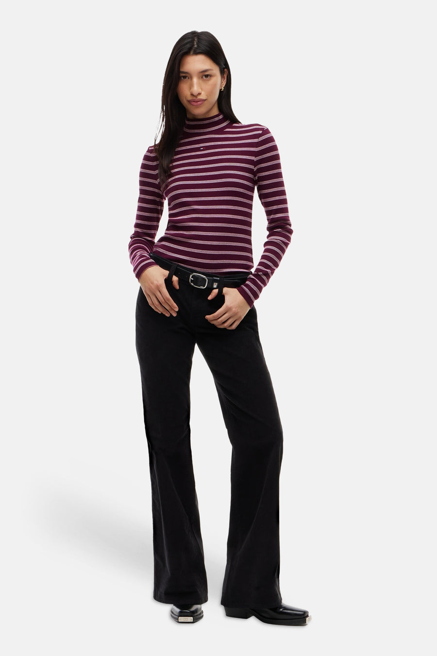 Top (manches longues) mauve - TOMMY JEANS