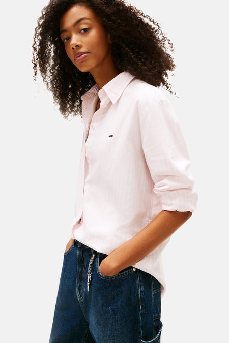 Chemise à manches longues - rose