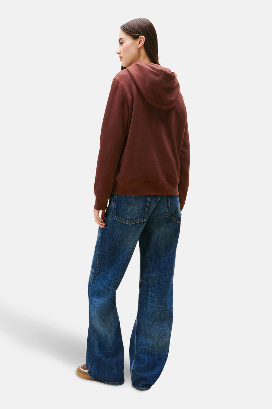 Sweat col O brun - TOMMY JEANS - TOMMY JEANS