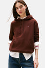 Sweat col O brun - TOMMY JEANS
