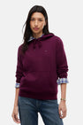 Sweat col O mauve - TOMMY JEANS