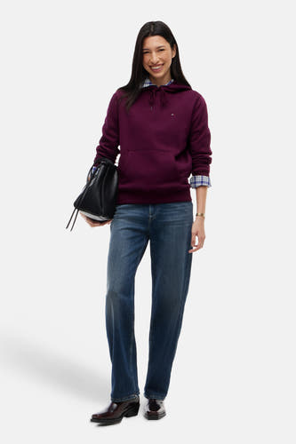 Sweat col O mauve - TOMMY JEANS