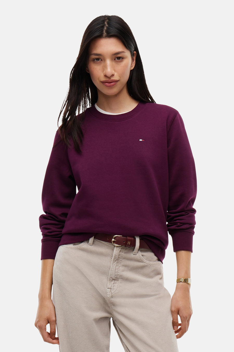 Sweat col O rouge - TOMMY JEANS