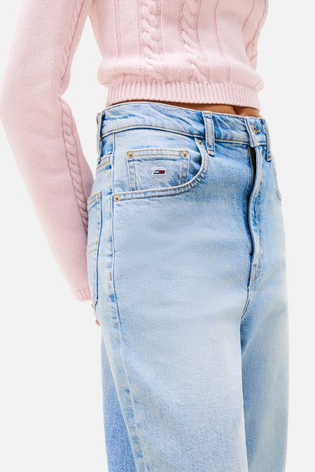 Mom Jeans light blue denim - TOMMY JEANS