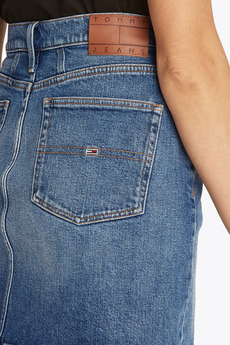 Jupe courte - mid blue denim