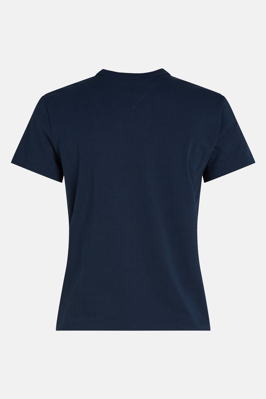 T-shirt bleu à manches courtes de TOMMY JEANS, dos, design uni.