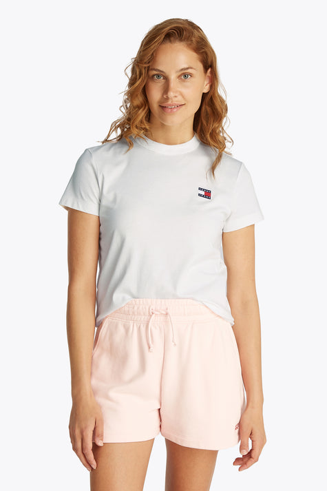 Top uni manche courte Blanc - TOMMY JEANS