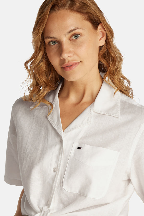 Chemisier (manches courtes) Blanc - TOMMY JEANS