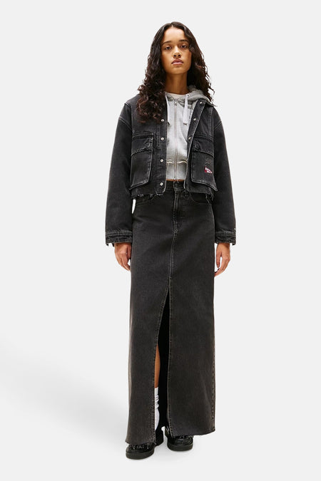 Jupe longue Black denim - TOMMY JEANS
