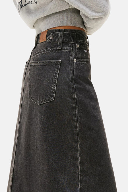 Jupe longue Black denim - TOMMY JEANS