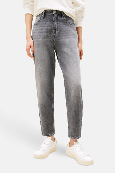 Mom Jeans Mid grey denim - TOMMY JEANS