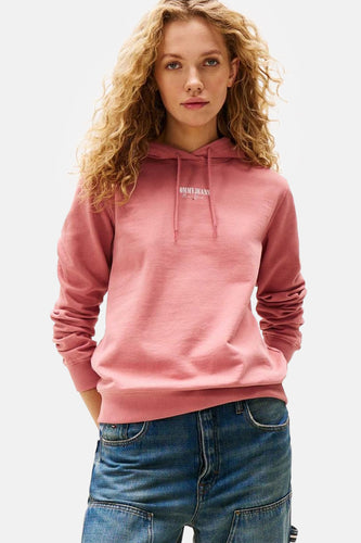 Sweat à capuche - rose - TOMMY JEANS