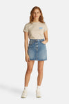 Top uni manche courte Écru - TOMMY JEANS