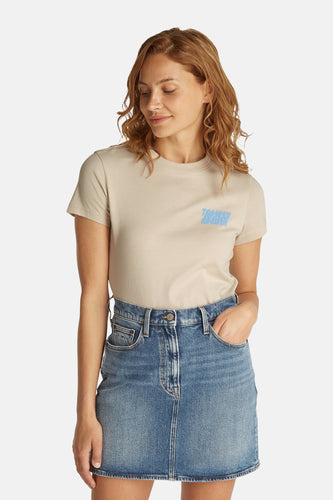 T-shirt à manches courtes - écru - TOMMY JEANS