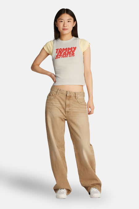 Top (sans manches) Blanc - TOMMY JEANS