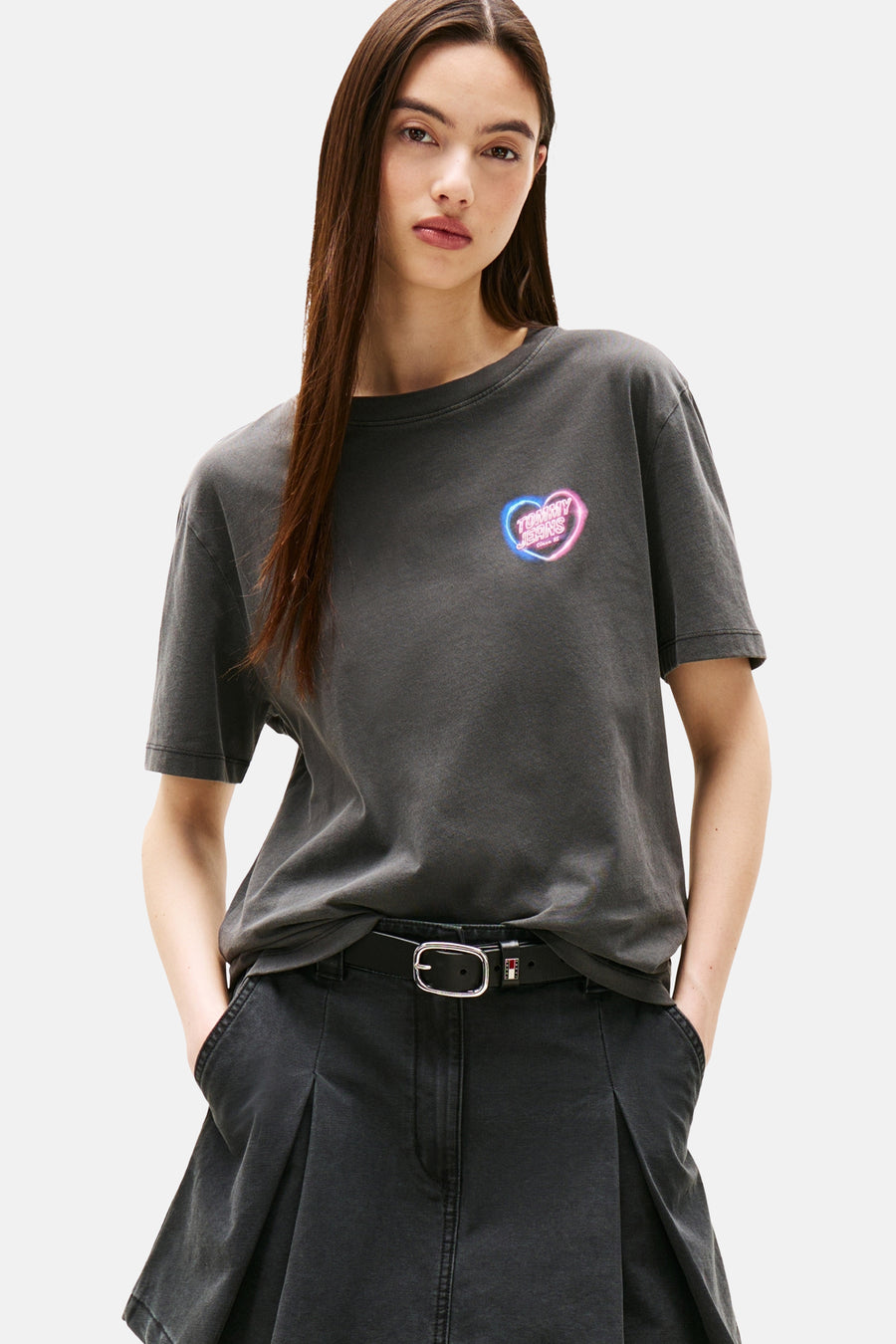 T-shirt à manches courtes - Gris - TOMMY JEANS - 1