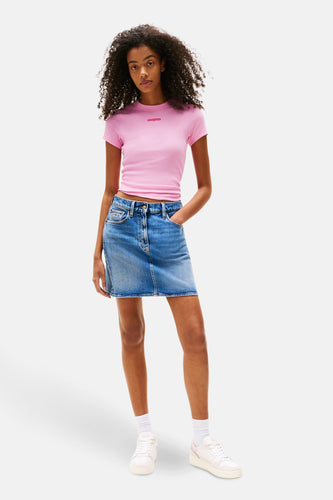 T-shirt à manches courtes - rose - TOMMY JEANS - 4