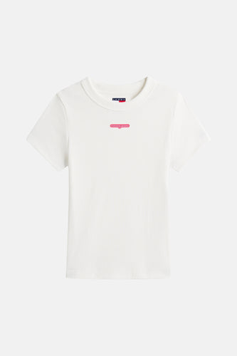 T-shirt à manches courtes - Écru - TOMMY JEANS - 4