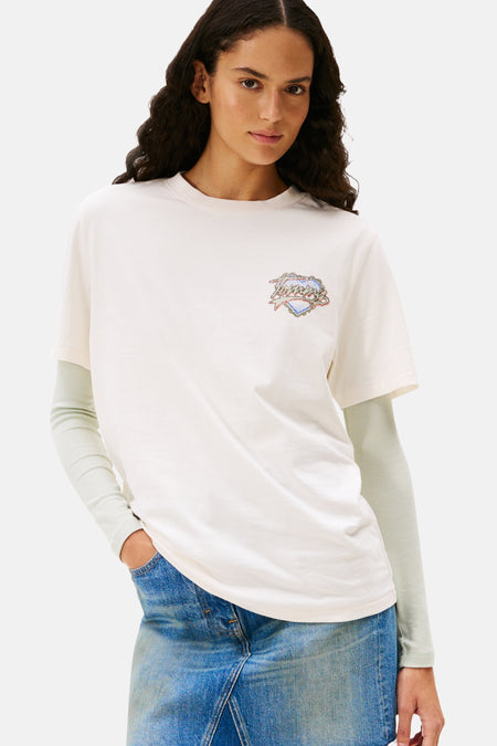 T-shirt à manches courtes - Blanc