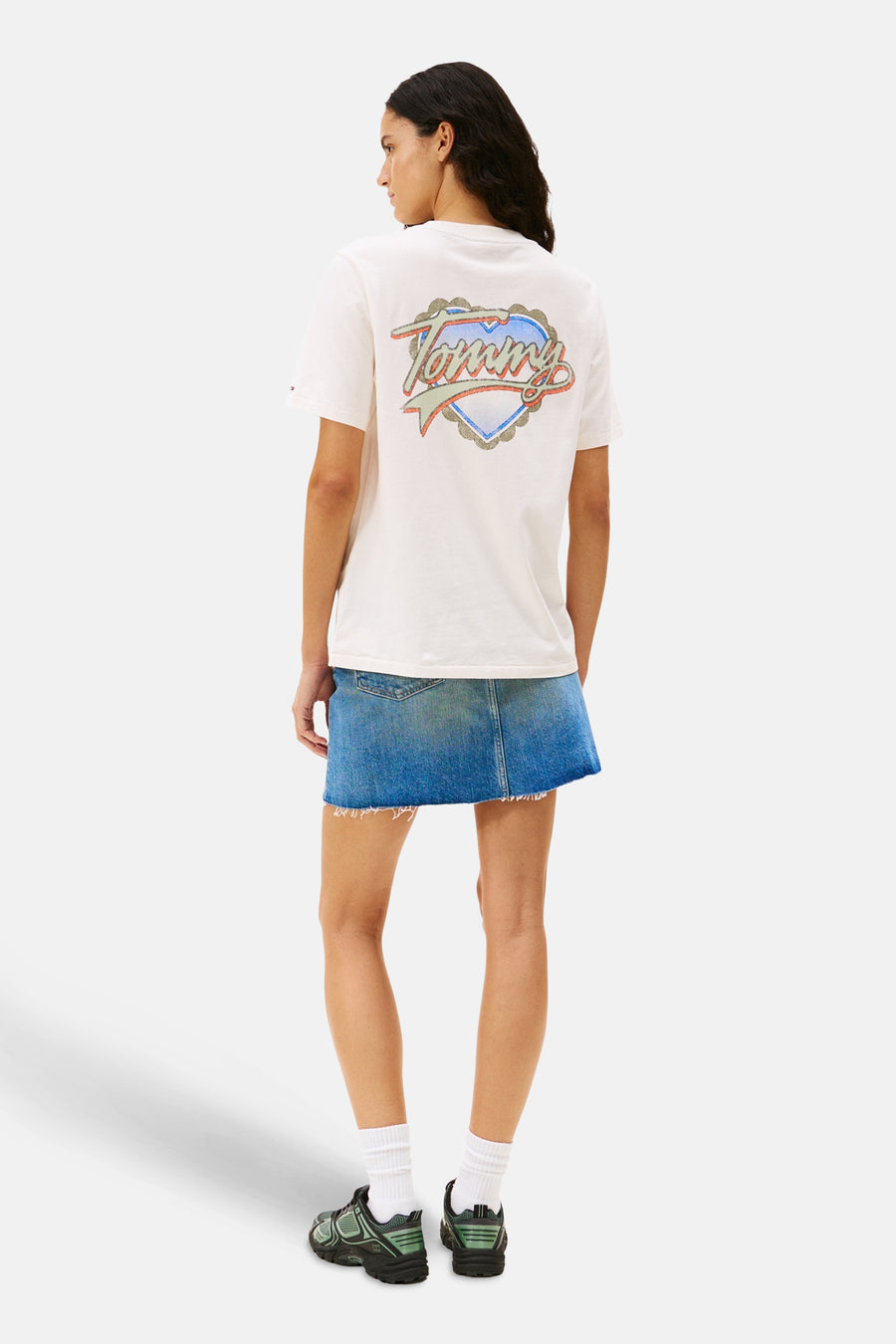 T-shirt à manches courtes - Blanc - TOMMY JEANS