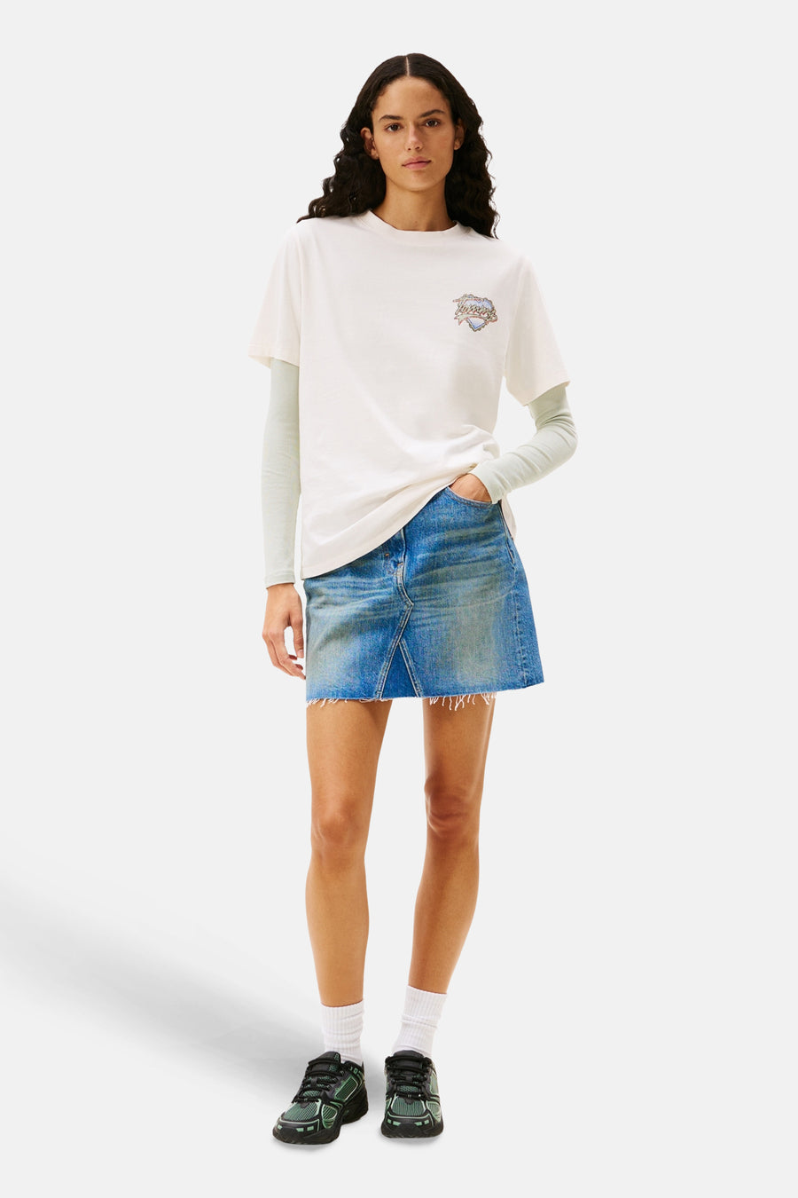 T-shirt à manches courtes - Blanc - TOMMY JEANS