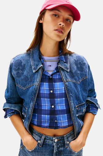 Veste en jean - Mid blue denim