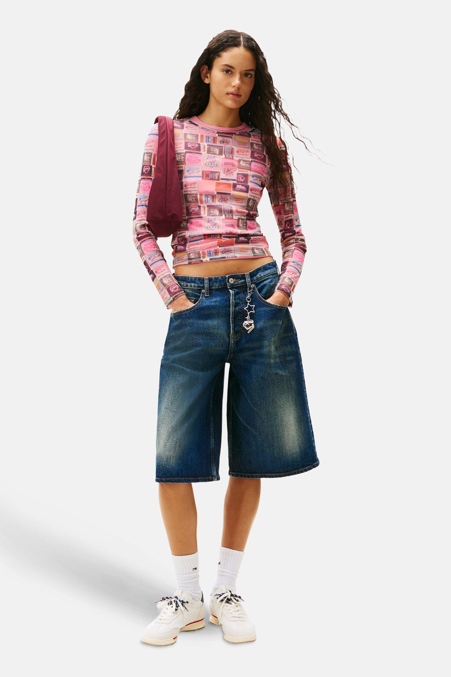 T-shirt à manches longues - Multicolore - TOMMY JEANS