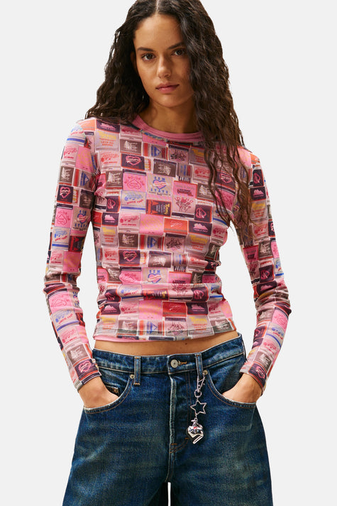 T-shirt à manches longues - Multicolore