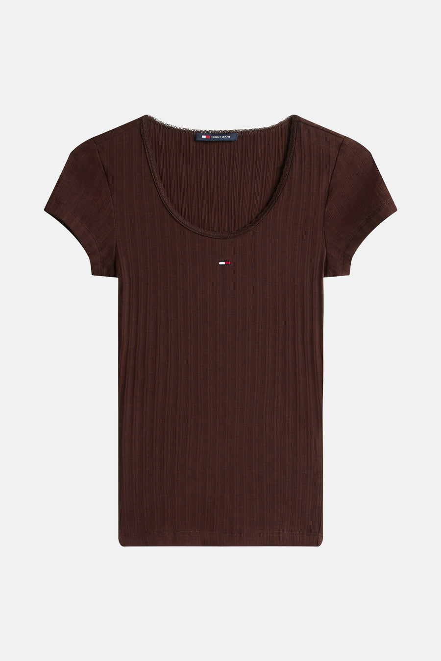 T-shirt à manches courtes - brun - TOMMY JEANS