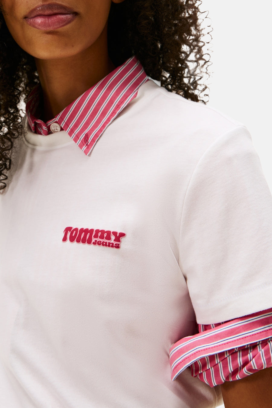 T-shirt à manches courtes - blanc - TOMMY JEANS