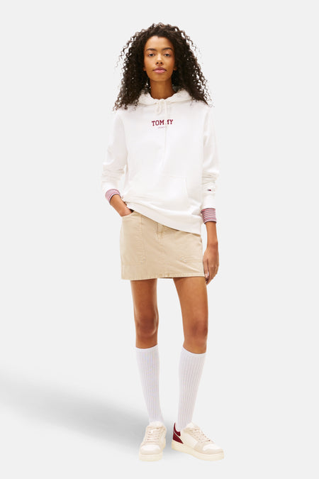 Sweat à capuche - blanc