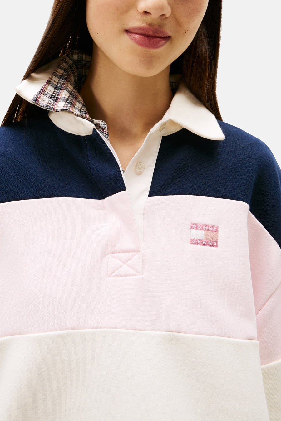 Polos (manches longues) rose - TOMMY JEANS