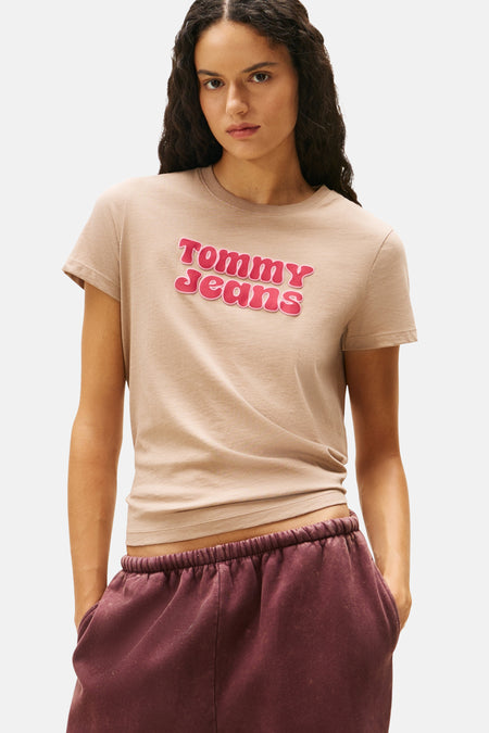 T-shirt à manches courtes - beige