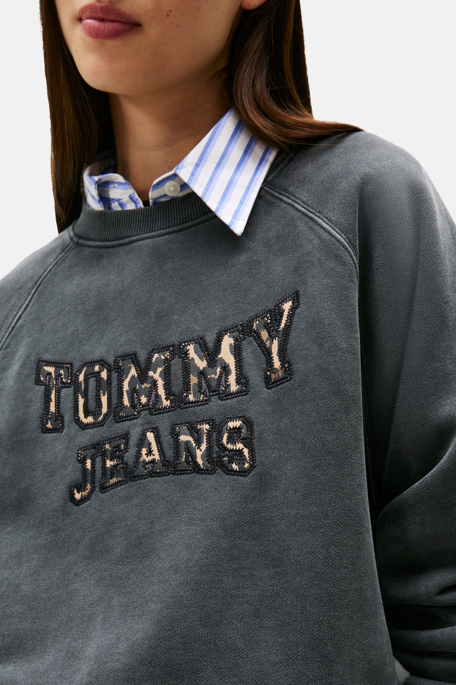 Sweat - Gris - TOMMY JEANS