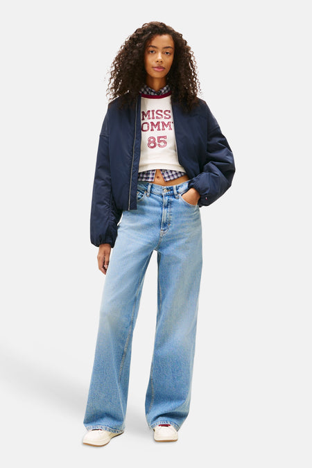 Jeans wide mid blue denim - TOMMY JEANS