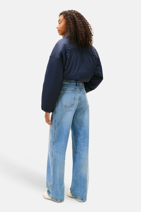 Jeans wide mid blue denim - TOMMY JEANS