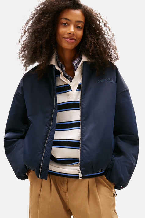 Veste courte bleu - TOMMY JEANS