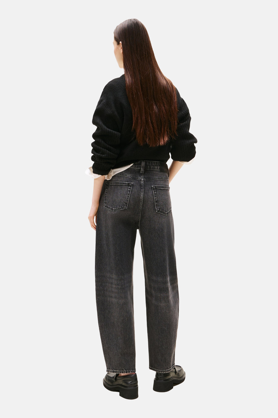 JEANIE - dark grey denim - TOMMY JEANS