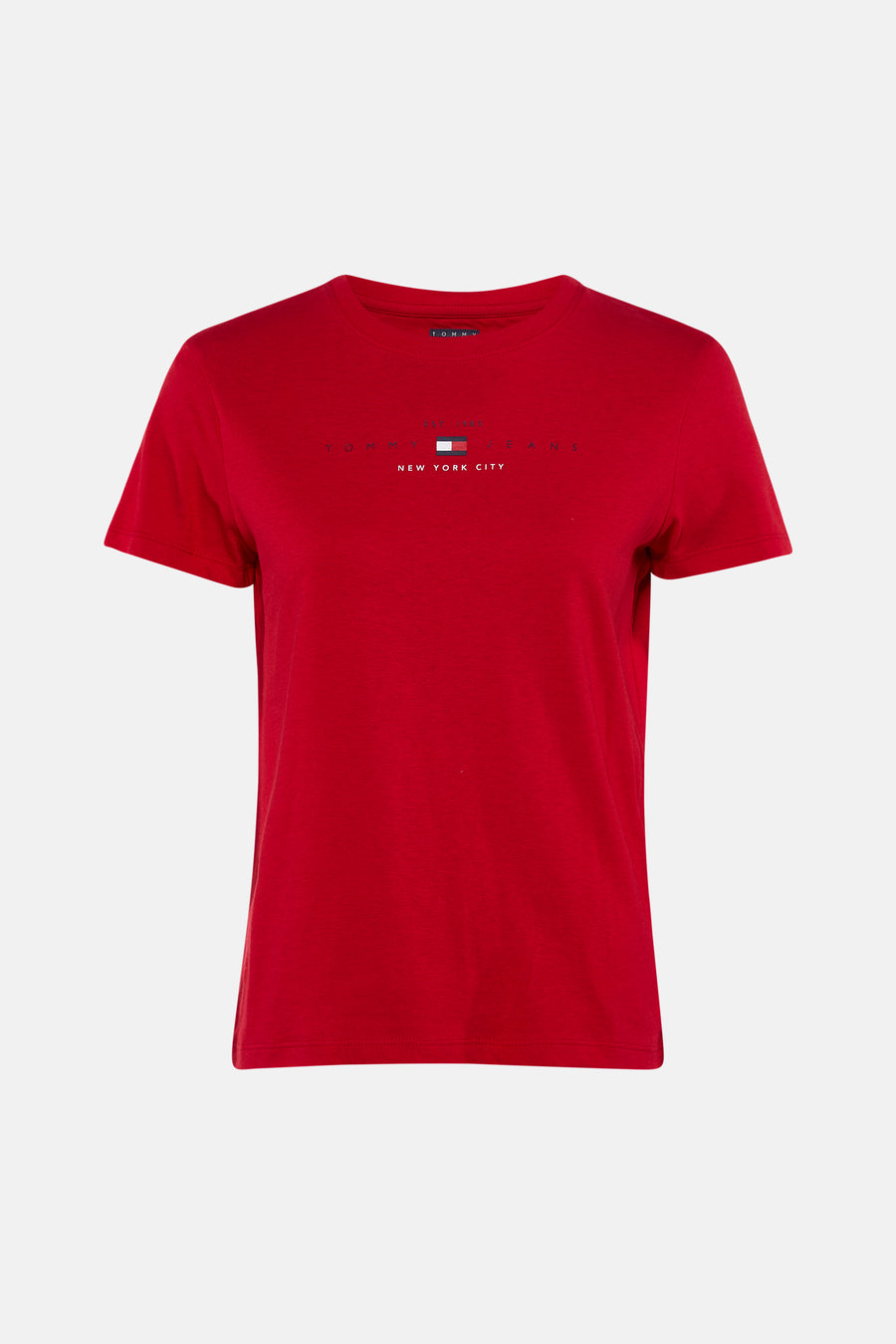 Top uni manche courte rouge - TOMMY JEANS