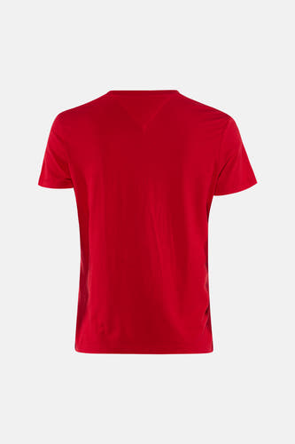 Top uni manche courte rouge - TOMMY JEANS